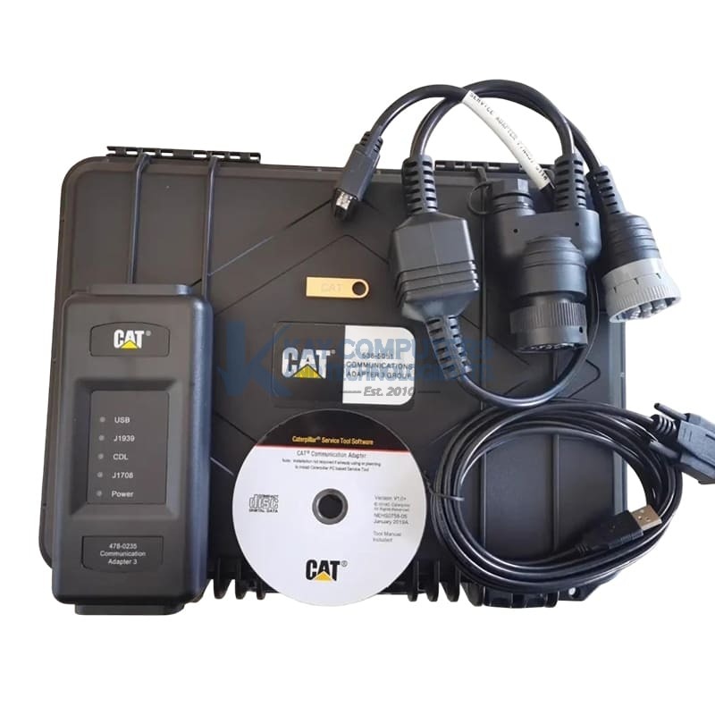 CAT ET4 478 0235 Caterpillar Communication Adapter Heavy Equipment Diagnostic Tool (1)